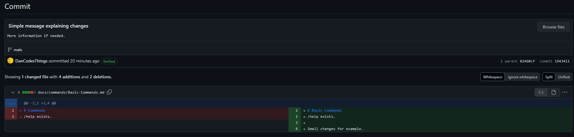 commit