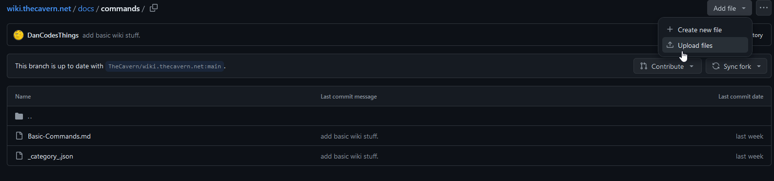 Upload Step 1